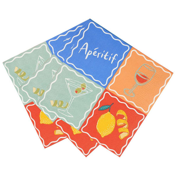 Bon Appetit Cocktail Napkin S/20