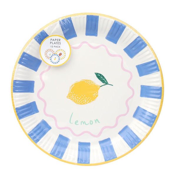 Bon Appetit Paper Plate S/12