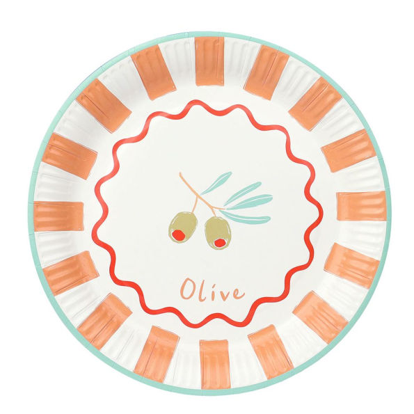 Bon Appetit Paper Plate S/12