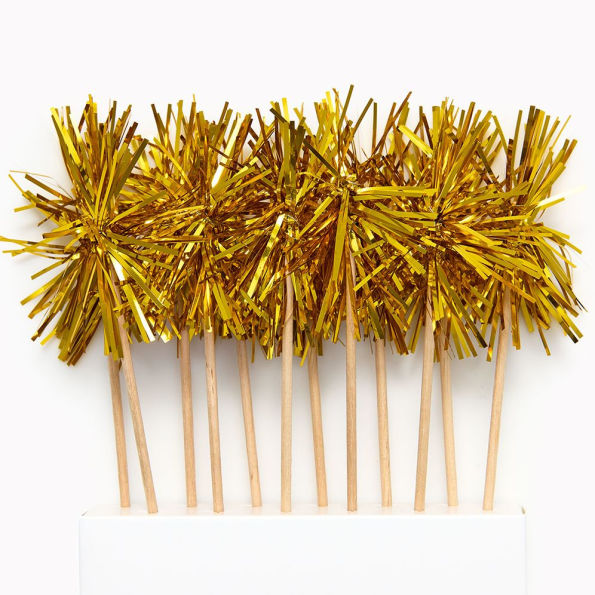 Gold Pom Party Picks