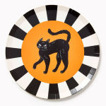 Alternative view 1 of Assorted Halloween Cat and Pumpkin Plates