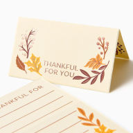 Title: Thankful Fill-In Placecards