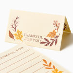 Alternative view 1 of Thankful Fill-In Placecards