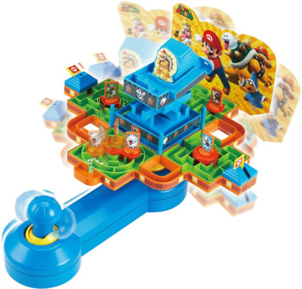 Super Mario Maze Game DX, Tabletop Skill and Action Game with Collectible Super Mario Action Figures