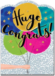 Balloons And Stars Congratulations Greeting Card
