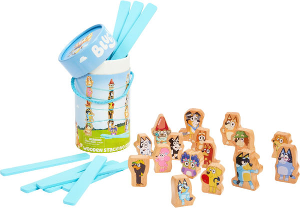 Bluey Wooden Stacking Game