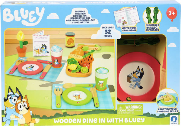 BLUEY WOODEN DINE WITH BLUEY
