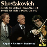 Title: Shostakovich: Sonata for Violin & Piano, Op. 134; Sonata for Viola & Piano, Op. 147, Artist: Yuri Bashmet