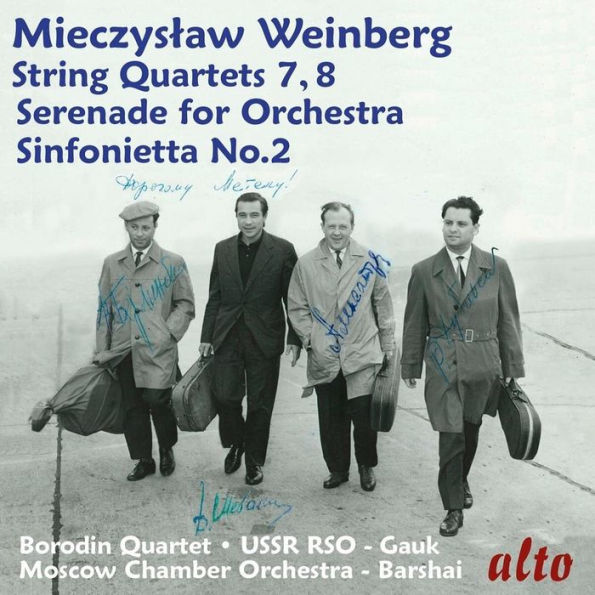 Mieczyslaw Weinberg: String Quartets 7, 8; Serenade for Orchestra; Sinfonietta No. 2