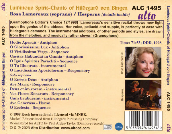 Hildegard von Bingen: Chants - Luminous Spirit