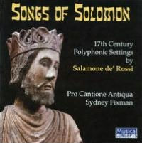 Salamone de' Rossi: The Songs of Solomon