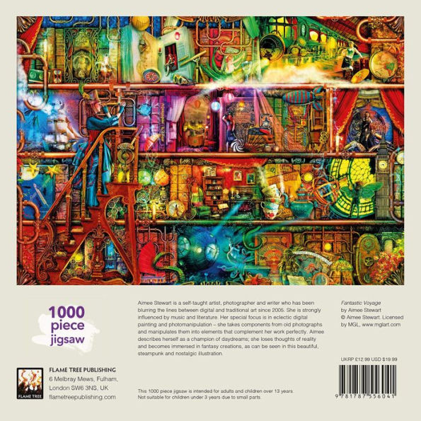 Adult Jigsaw 1000 Piece Puzzle Aimee Stewart Fantastic Voyage
