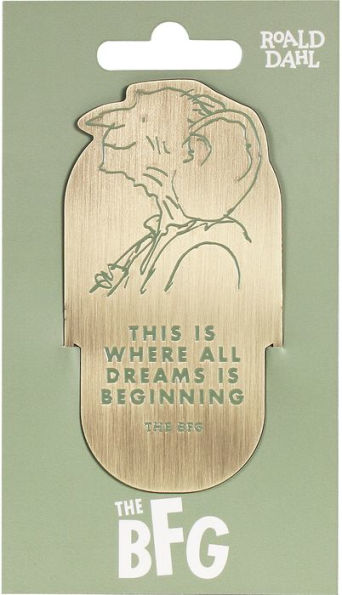 Bookmark Metal - Roald Dahl (The BFG)