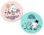 Coasters Set of 2 Ceramic - Moomin (Hug/Papa)