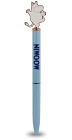 Pen Metal 2D Topper - Moomin (Moomintroll) Blue