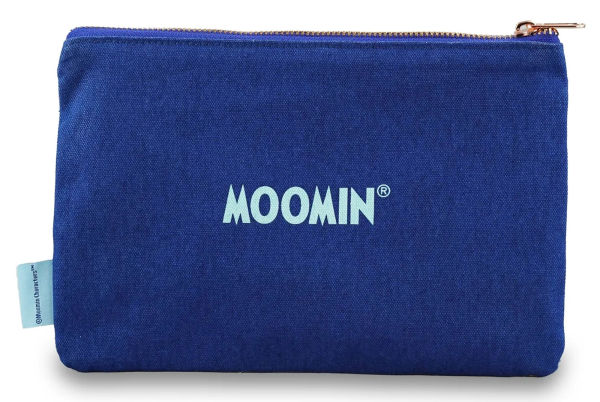 Travel Pouch Cotton (16cm x 24cm) - Moomin (Riviera)