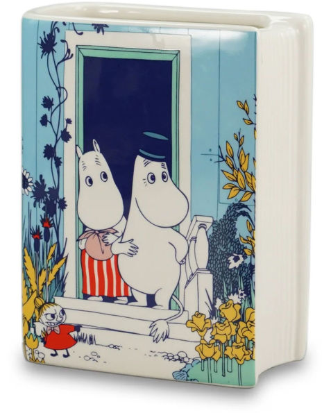 Vase Ceramic Book (14cm) - Moomin (Riviera)