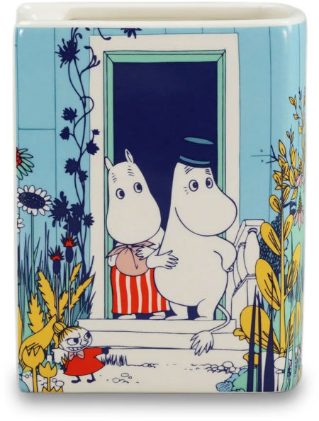 Vase Ceramic Book (14cm) - Moomin (Riviera)
