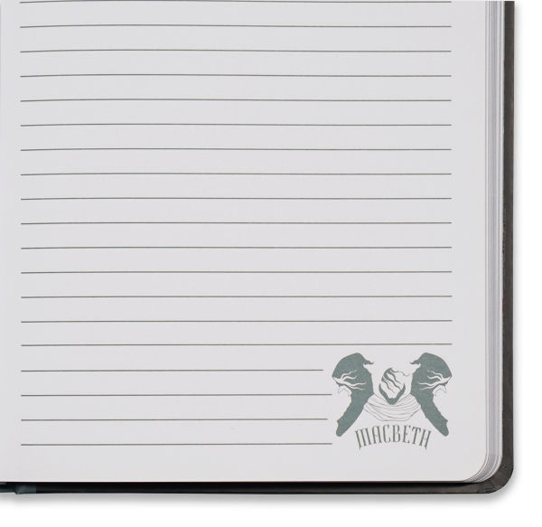 Macbeth Shakespeare A5 Hardcover Notebook Journal