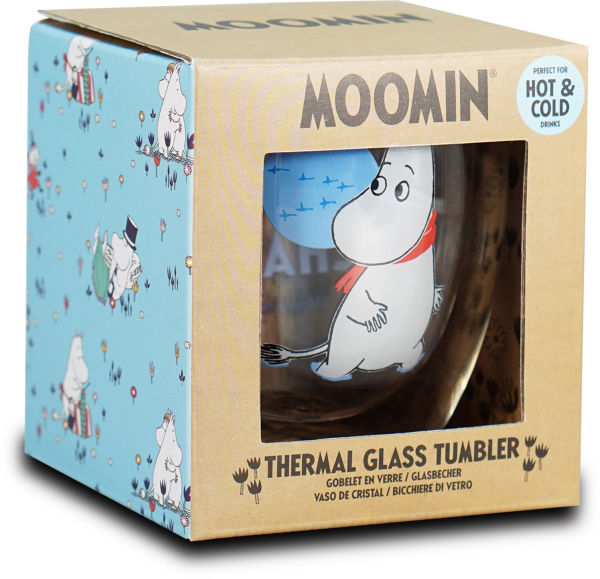 Moomin Double Walled Glass Mug (Winter)