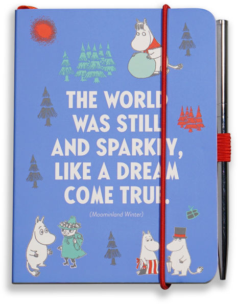 Moomin A6 Notebook & Pen (Winter)