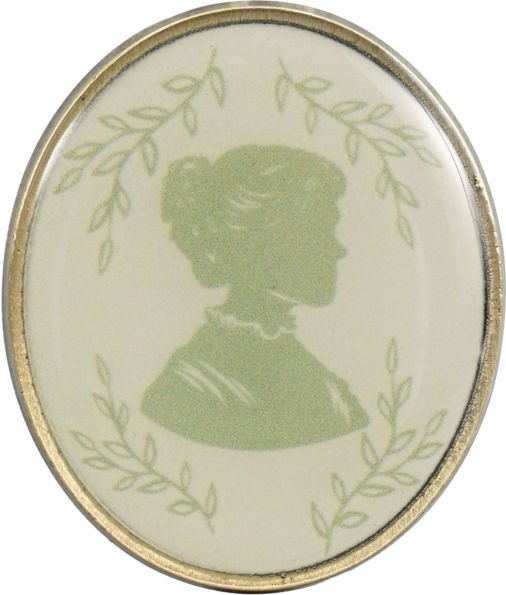 Jane Austen Pin Badge - Enamel