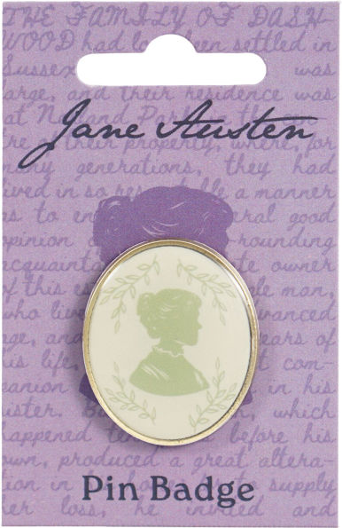 Jane Austen Pin Badge - Enamel