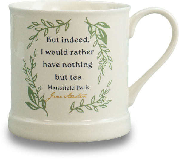 Jane Austen Mug, 13oz -Ceramic