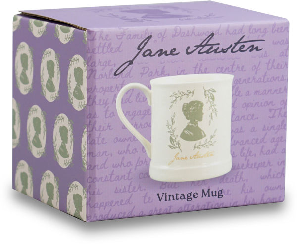 Jane Austen Mug, 13oz -Ceramic