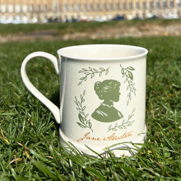 Jane Austen Mug, 13oz -Ceramic