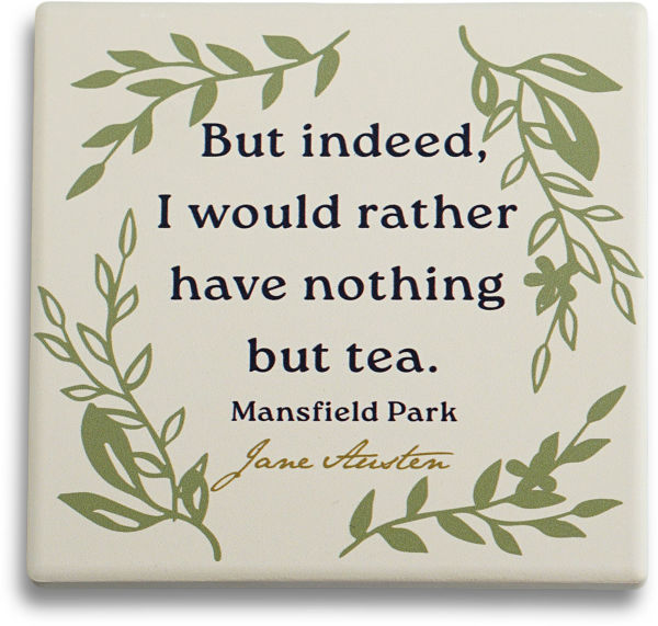 Jane Austen Set of Four Coasters- Ceramic