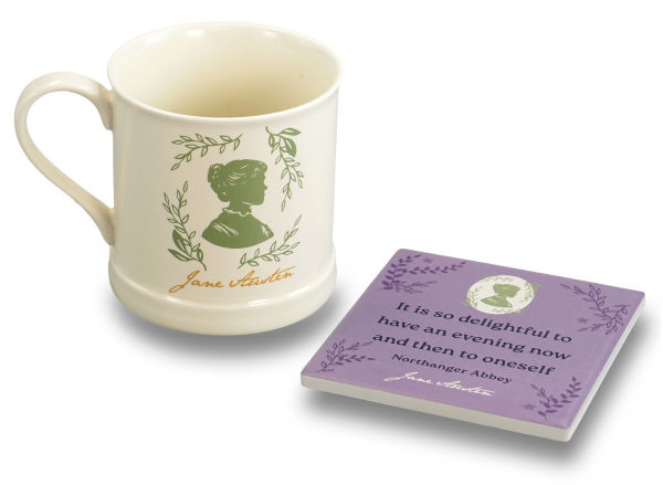 Jane Austen Set of Four Coasters- Ceramic