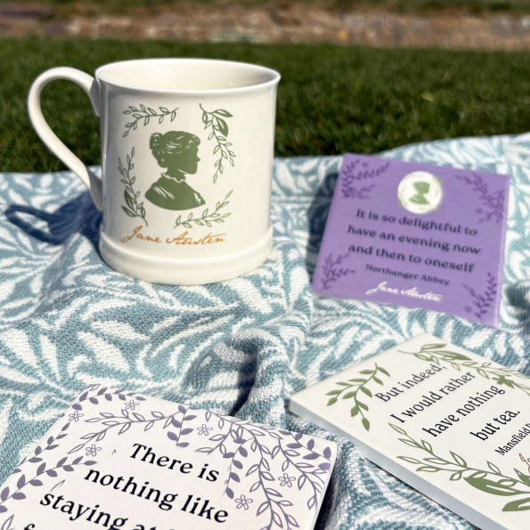 Jane Austen Set of Four Coasters- Ceramic