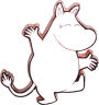 Pin Badge Enamel - Moomin (Moomin Troll)