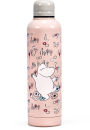 Water Bottle Metal (500ml) - Moomin (Pink)