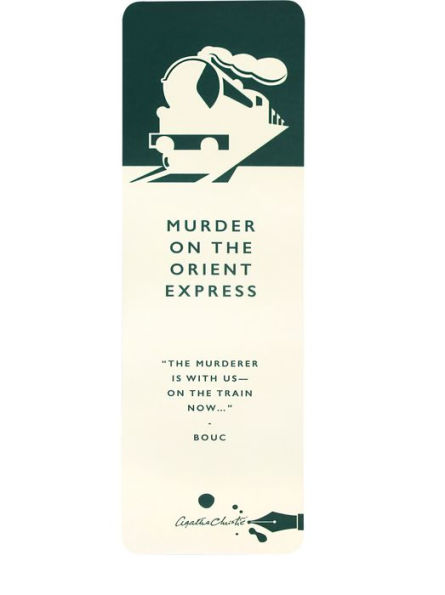 Bookmark Paper - Agatha Christie (Orient Express)