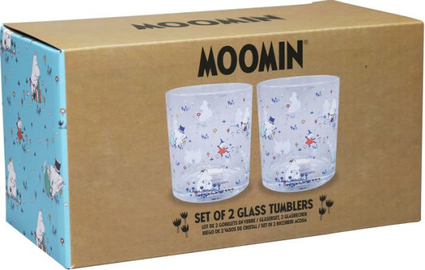 Glasses Set of 2 Boxed (300ml) - Moomin