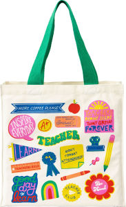 Title: Teacher Badge Tote