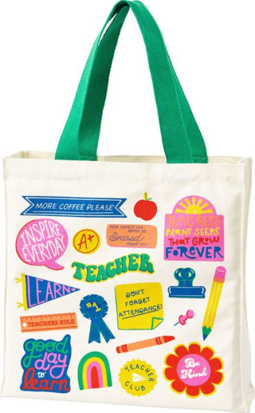 Teacher Badge Tote