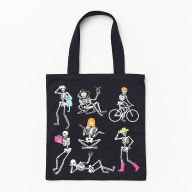 Title: Skeleton Canvas Tote