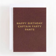 Title: Captain Farty Pants Birthday Card