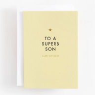 Title: Superb Son Birthday Card