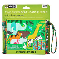 Title: Animal Menagerie Two-Sided On-the-Go Puzzle