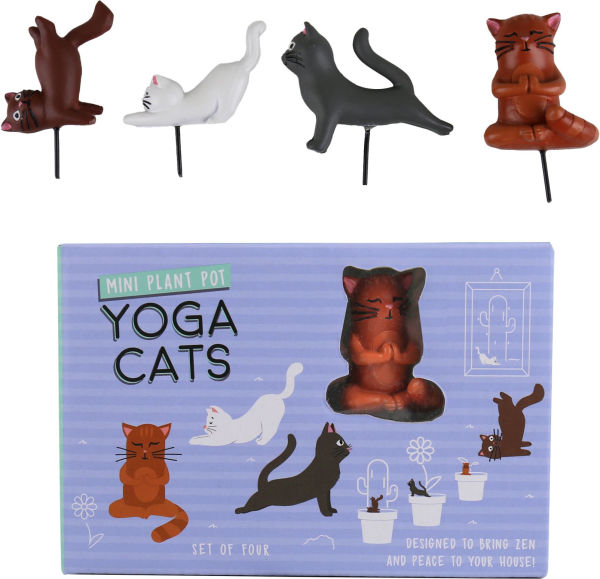 Yoga Cat Planters