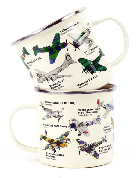 Aeroplanes - Enamel Mug