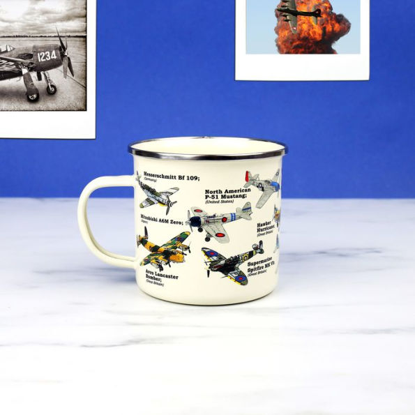 Aeroplanes - Enamel Mug