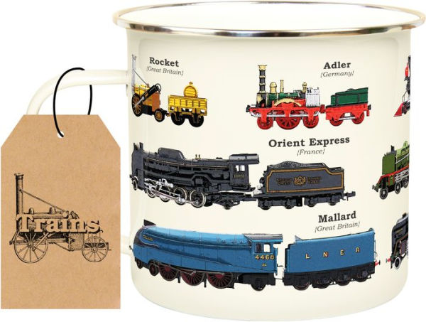 Trains - Enamel Mug