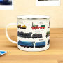 Alternative view 2 of Trains - Enamel Mug