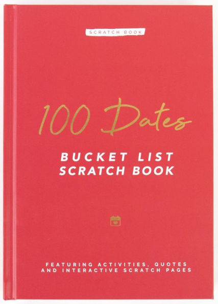 100 Dates Bucket List Scratch Book