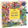 Cat Cafe & Dog Park 500 Piece Jigsaw Puzzle